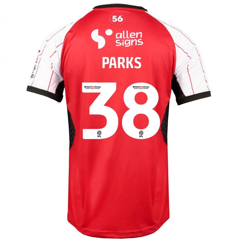 Danxen Niño Camiseta Charlie Parks #38 Blanco 1ª Equipación 2024/25 La Camisa México