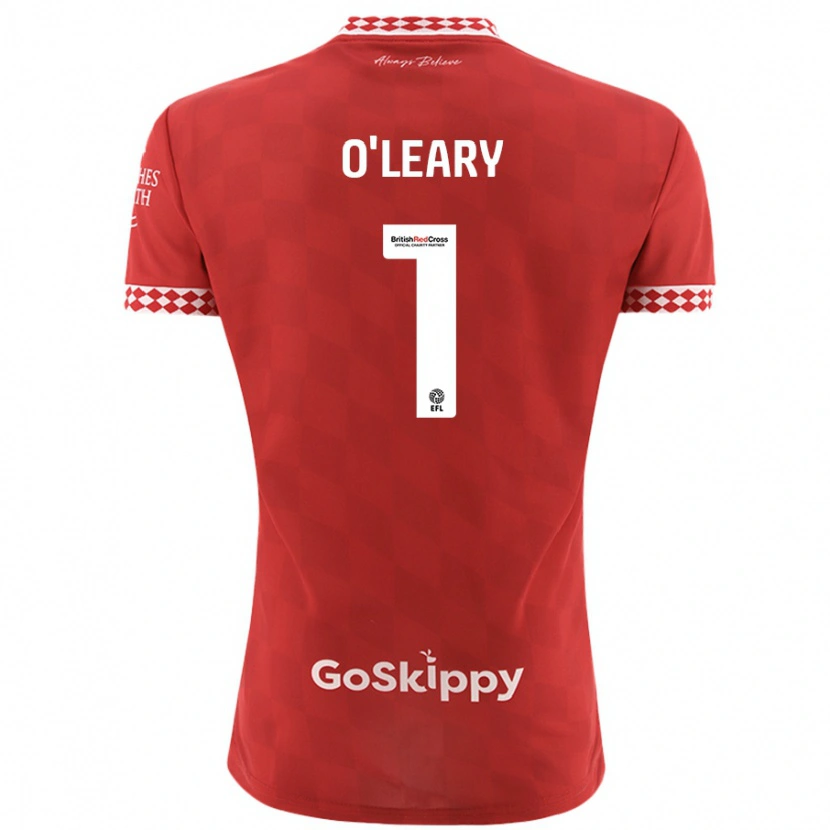Danxen Niño Camiseta Max O'leary #1 Rojo 1ª Equipación 2024/25 La Camisa México