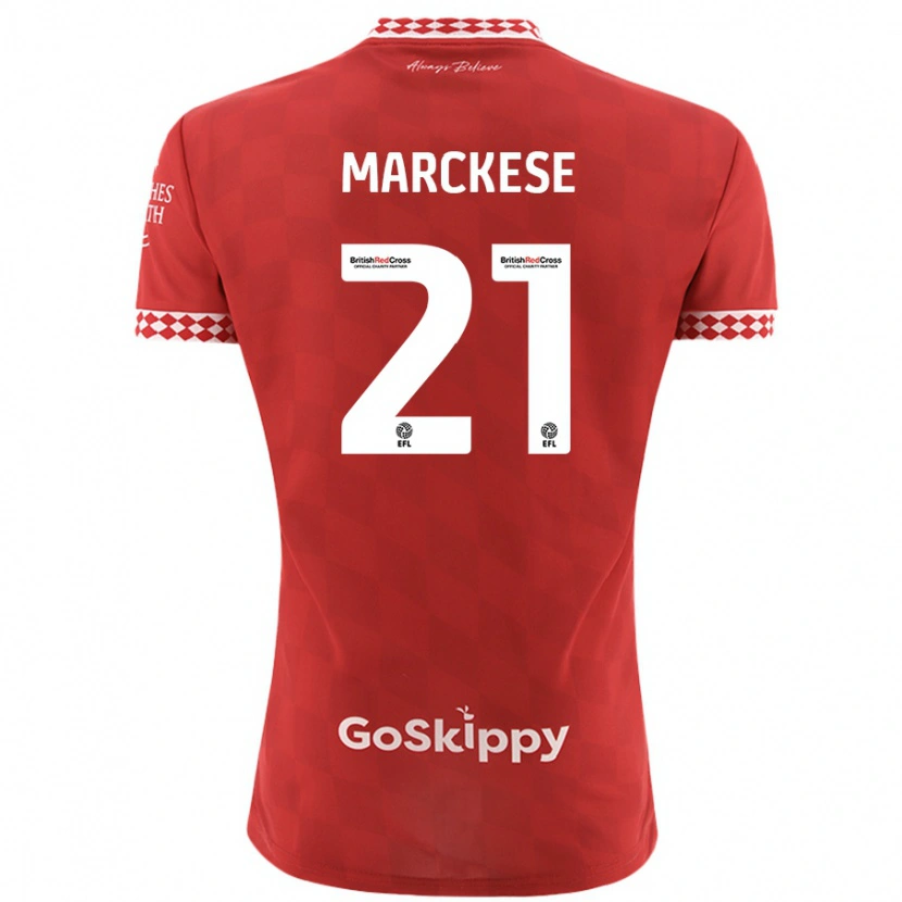 Danxen Niño Camiseta Kaylan Marckese #21 Rojo 1ª Equipación 2024/25 La Camisa México