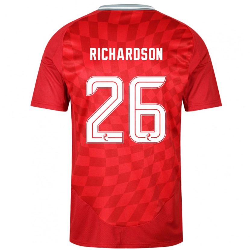 Danxen Niño Camiseta Jayden Richardson #26 Rojo 1ª Equipación 2024/25 La Camisa México