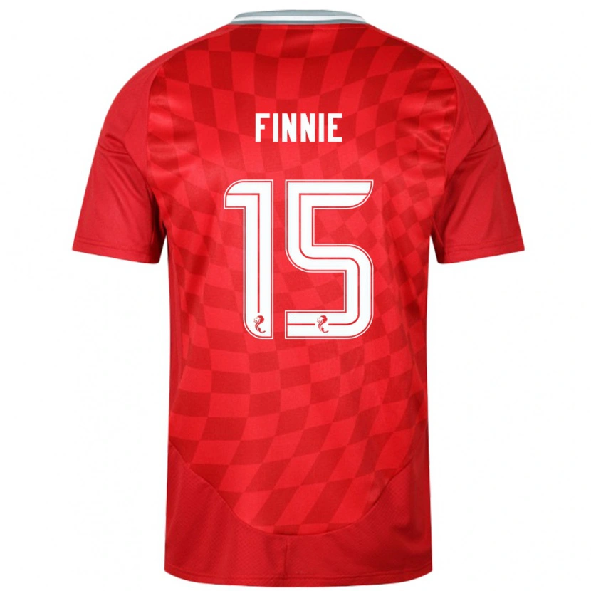 Danxen Niño Camiseta Maddison Finnie #15 Rojo 1ª Equipación 2024/25 La Camisa México