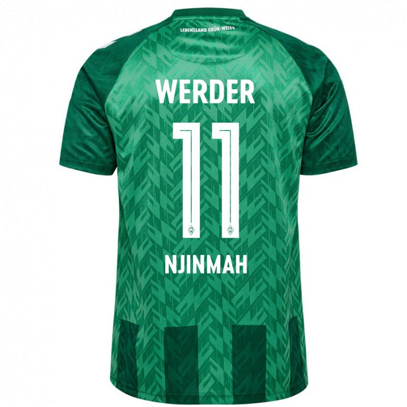 Danxen Niño Camiseta Justin Njinmah #11 Verde 1ª Equipación 2024/25 La Camisa México