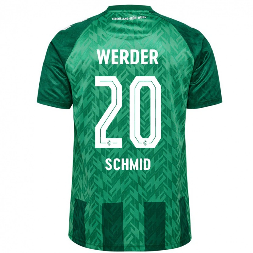 Danxen Niño Camiseta Romano Schmid #20 Verde 1ª Equipación 2024/25 La Camisa México