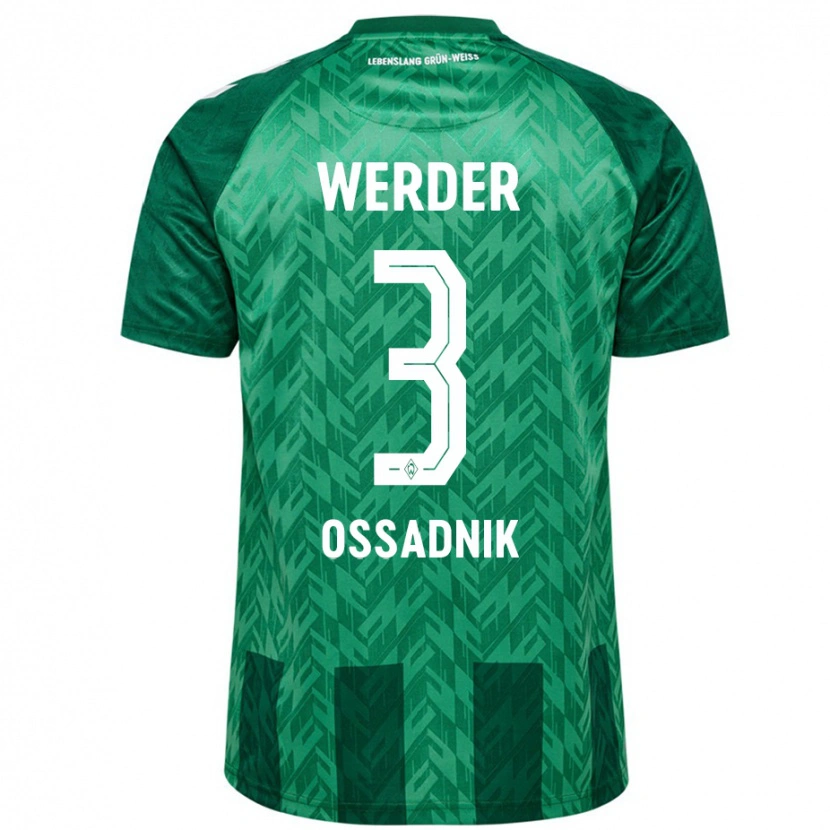 Danxen Niño Camiseta Jannes Ossadnik #3 Verde 1ª Equipación 2024/25 La Camisa México