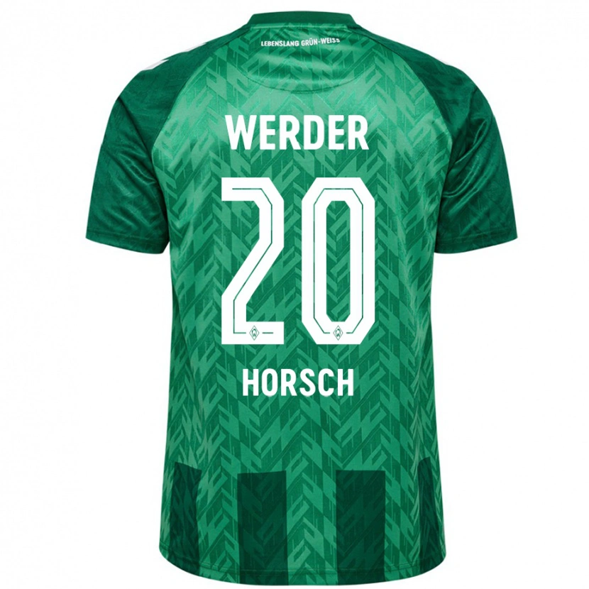 Danxen Niño Camiseta Jonas Horsch #20 Verde 1ª Equipación 2024/25 La Camisa México