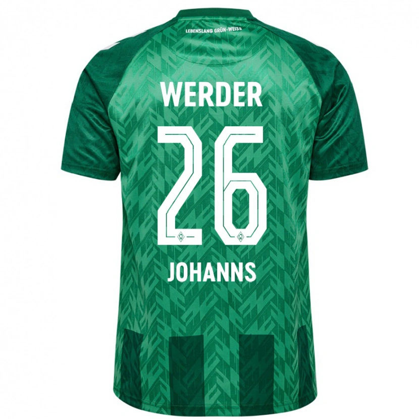 Danxen Niño Camiseta Lennart Johanns #26 Verde 1ª Equipación 2024/25 La Camisa México