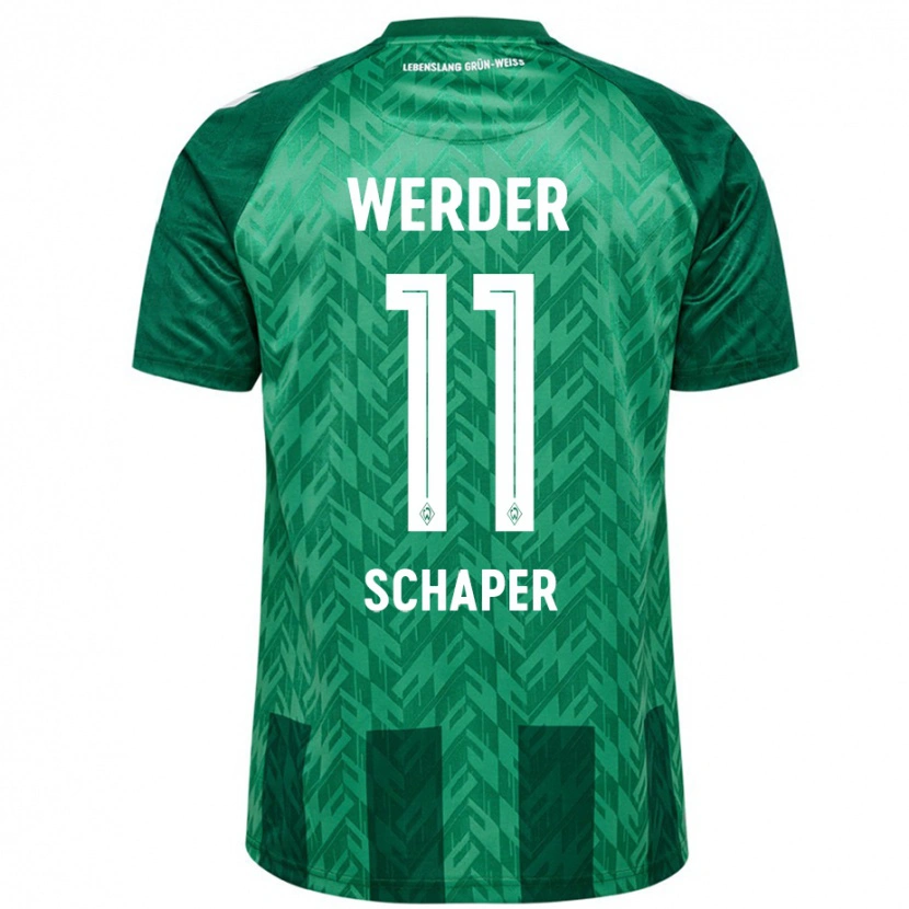 Danxen Niño Camiseta Wilken Schaper #11 Verde 1ª Equipación 2024/25 La Camisa México