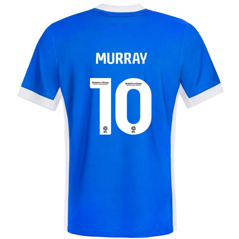 Danxen Niño Camiseta Christie Harrison-Murray #10 Azul Blanco 1ª Equipación 2024/25 La Camisa México