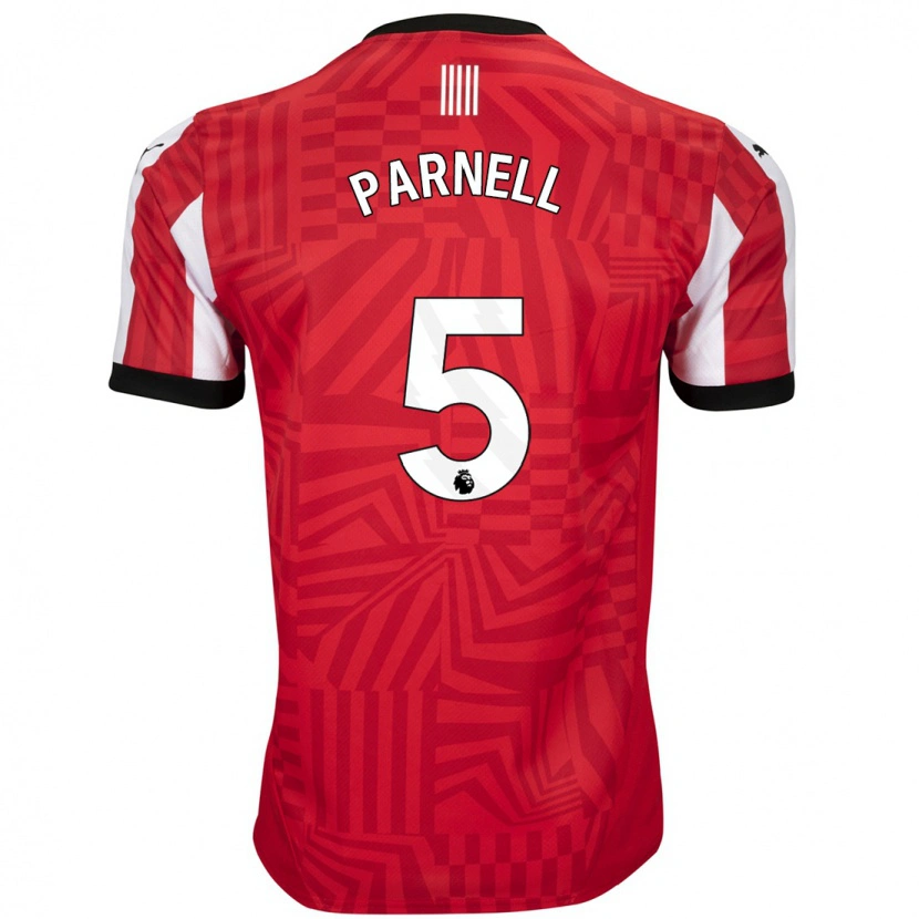 Danxen Niño Camiseta Rosanna Parnell #5 Rojo Blanco 1ª Equipación 2024/25 La Camisa México