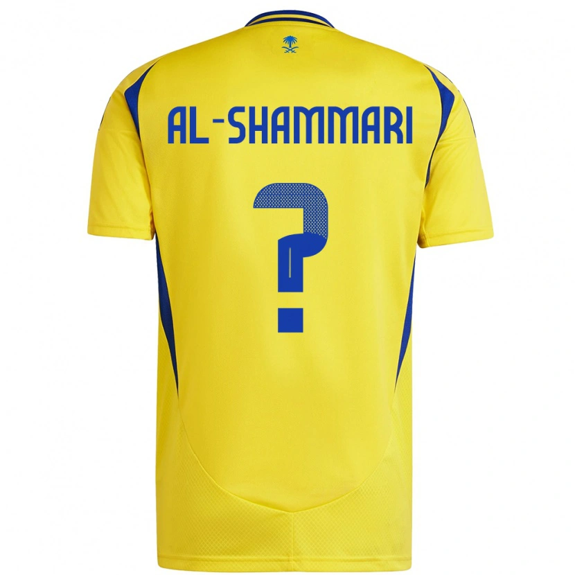 Danxen Niño Camiseta Mansour Al-Shammari #0 Amarillo Azul 1ª Equipación 2024/25 La Camisa México