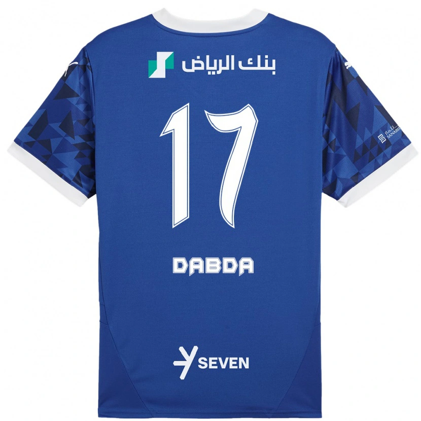 Danxen Niño Camiseta Claudia Dabda #17 Azul Oscuro Blanco 1ª Equipación 2024/25 La Camisa México
