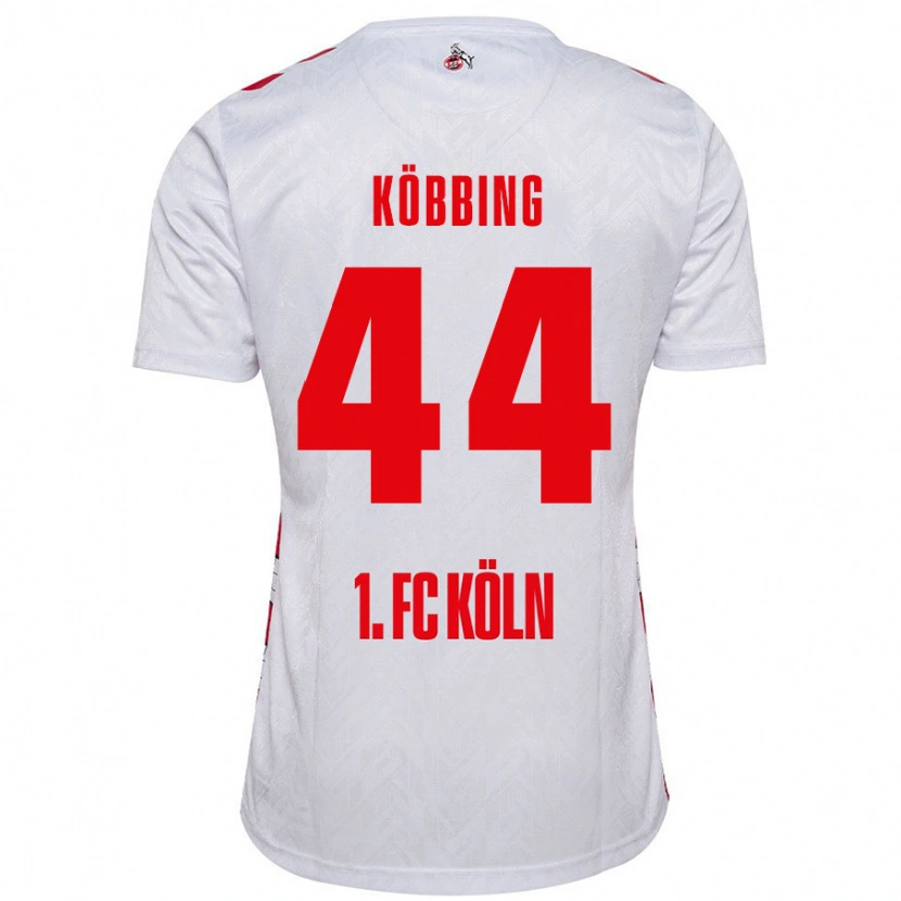 Danxen Niño Camiseta Matthias Köbbing #44 Blanco Rojo 1ª Equipación 2024/25 La Camisa México