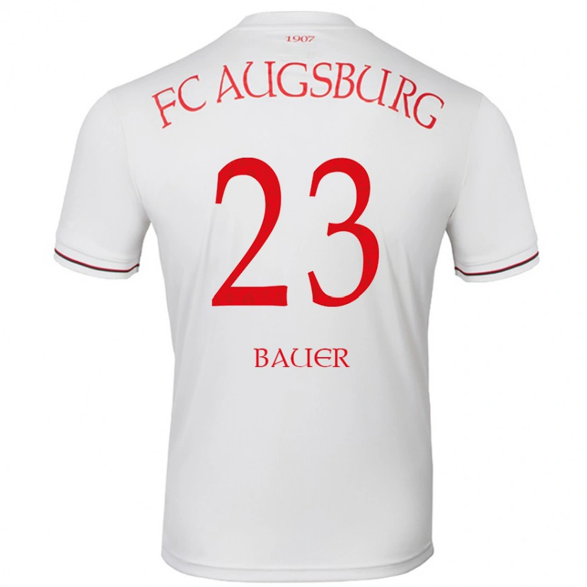 Danxen Niño Camiseta Maximilian Bauer #23 Blanco 1ª Equipación 2024/25 La Camisa México