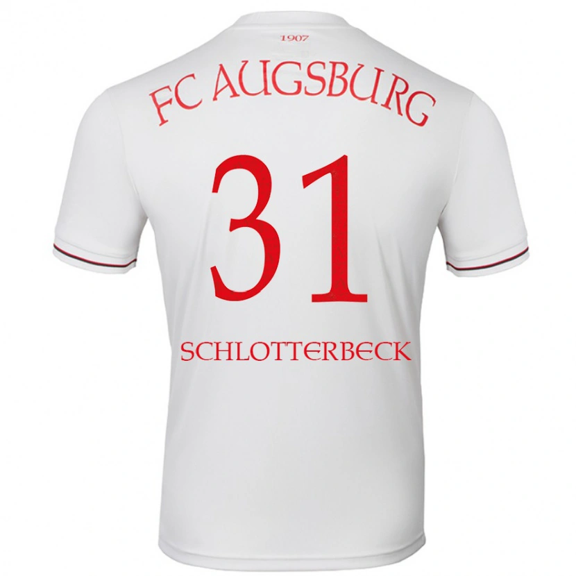 Danxen Niño Camiseta Keven Schlotterbeck #31 Blanco 1ª Equipación 2024/25 La Camisa México