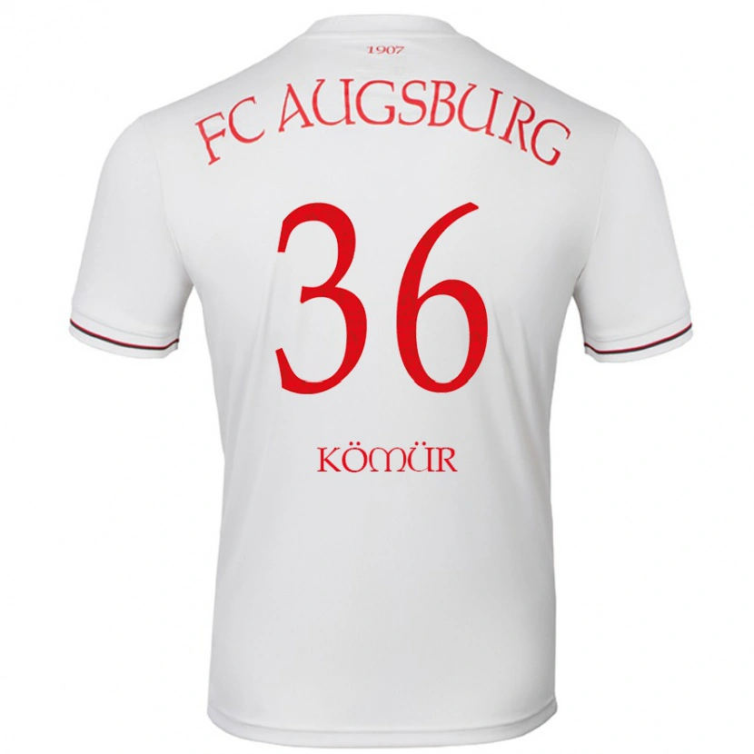 Danxen Niño Camiseta Mert Kömür #36 Blanco 1ª Equipación 2024/25 La Camisa México
