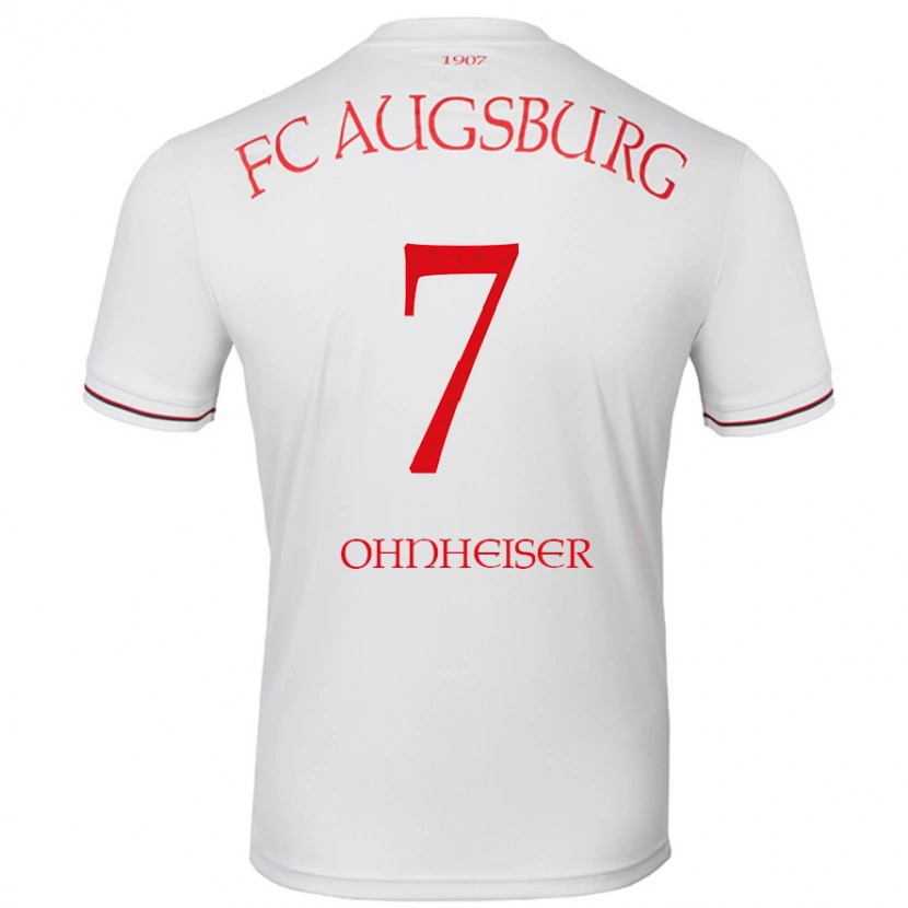 Danxen Niño Camiseta Nico Ohnheiser #7 Blanco 1ª Equipación 2024/25 La Camisa México