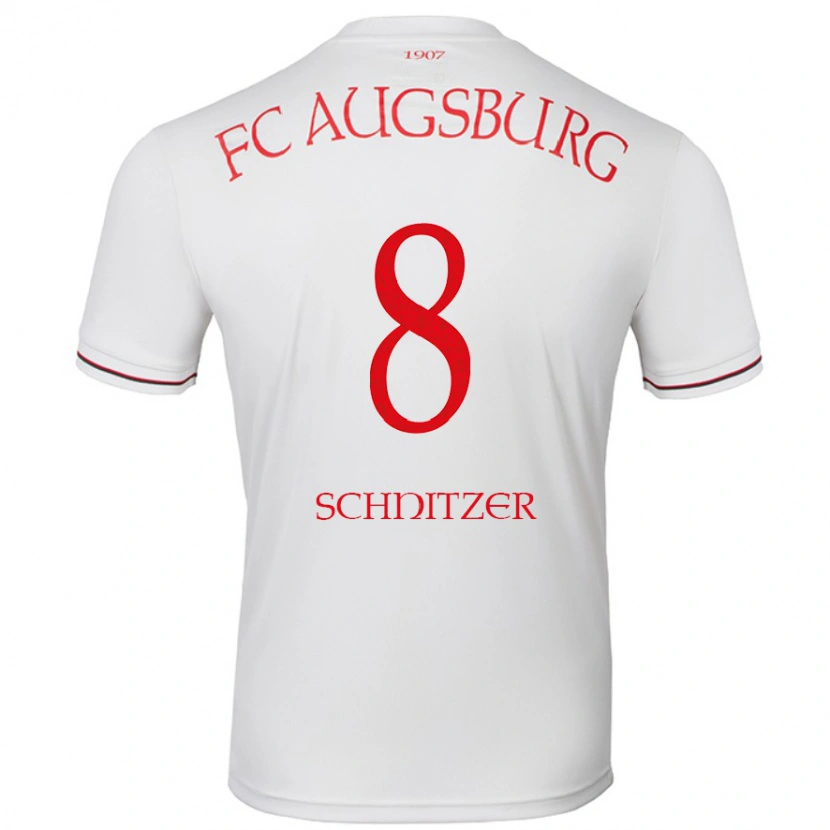 Danxen Niño Camiseta Tim Schnitzer #8 Blanco 1ª Equipación 2024/25 La Camisa México