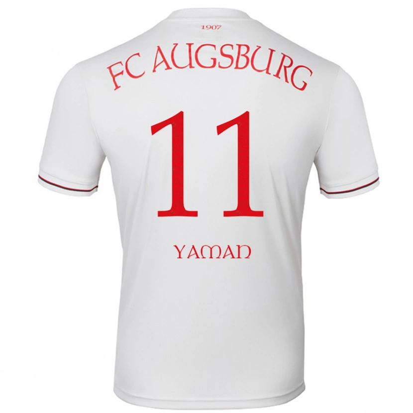 Danxen Niño Camiseta Kerim Yaman #11 Blanco 1ª Equipación 2024/25 La Camisa México