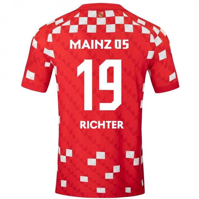 Danxen Niño Camiseta Marc Richter #19 Blanco Rojo 1ª Equipación 2024/25 La Camisa México