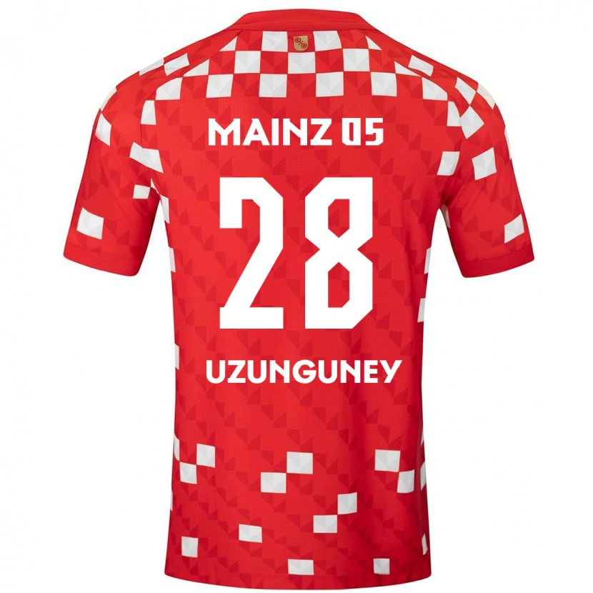 Danxen Niño Camiseta Ebru Uzungüney #28 Blanco Rojo 1ª Equipación 2024/25 La Camisa México