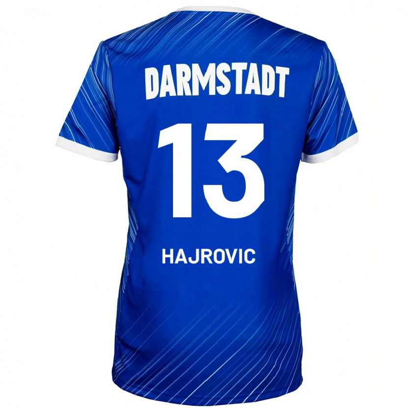Danxen Niño Camiseta Vahid Hajrovic #13 Azul Blanco 1ª Equipación 2024/25 La Camisa México