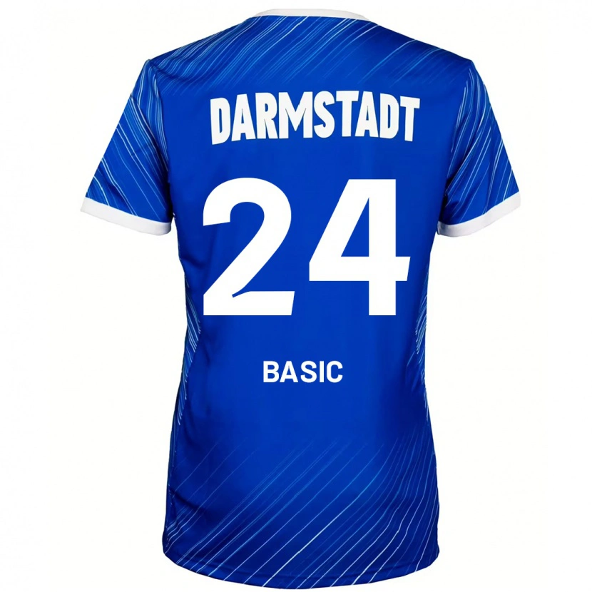 Danxen Niño Camiseta Benjamin Basic #24 Azul Blanco 1ª Equipación 2024/25 La Camisa México