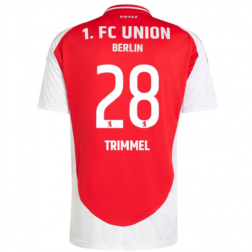 Danxen Niño Camiseta Christopher Trimmel #28 Rojo Blanco 1ª Equipación 2024/25 La Camisa México