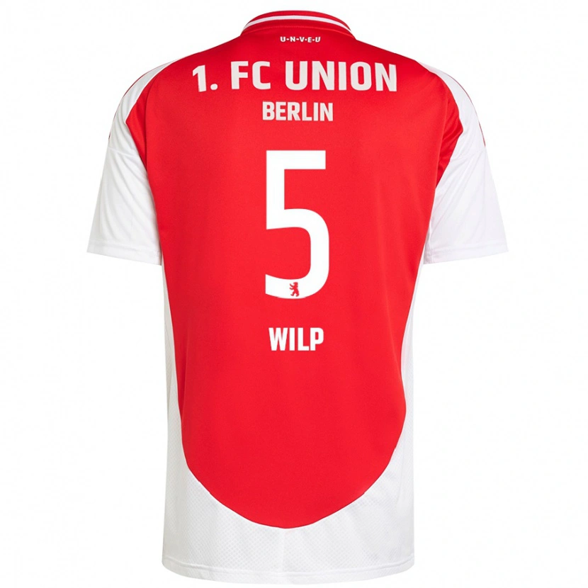 Danxen Niño Camiseta Bennett Wilp #5 Rojo Blanco 1ª Equipación 2024/25 La Camisa México