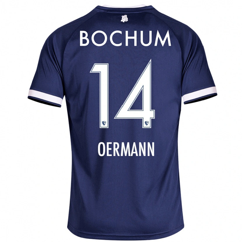 Danxen Niño Camiseta Tim Oermann #14 Azul Oscuro 1ª Equipación 2024/25 La Camisa México
