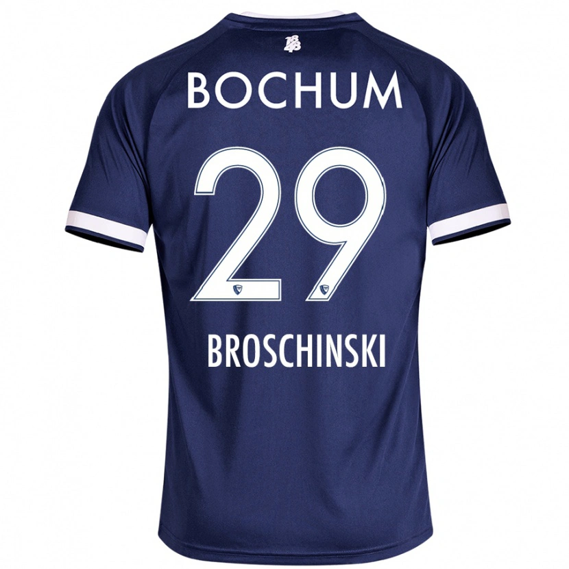 Danxen Niño Camiseta Moritz Broschinski #29 Azul Oscuro 1ª Equipación 2024/25 La Camisa México