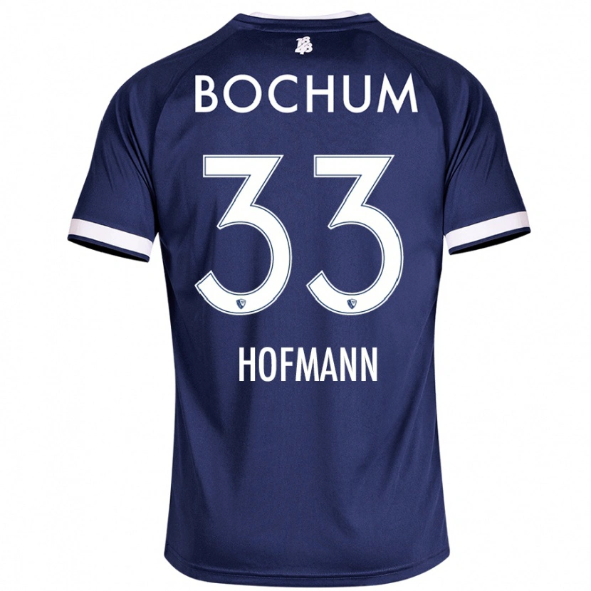 Danxen Niño Camiseta Philipp Hofmann #33 Azul Oscuro 1ª Equipación 2024/25 La Camisa México