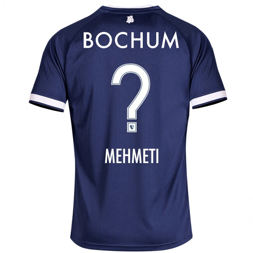 Danxen Niño Camiseta Enis Mehmeti #0 Azul Oscuro 1ª Equipación 2024/25 La Camisa México