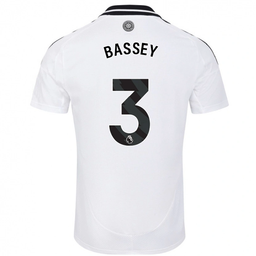 Danxen Niño Camiseta Calvin Bassey #3 Blanco 1ª Equipación 2024/25 La Camisa México