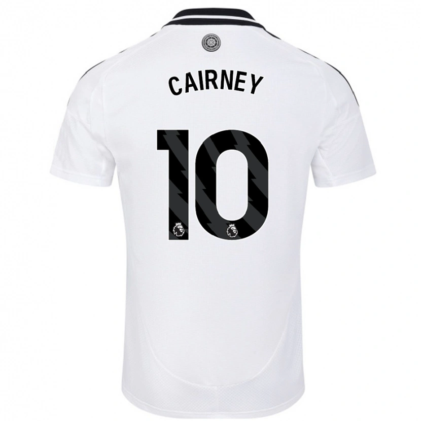 Danxen Niño Camiseta Tom Cairney #10 Blanco 1ª Equipación 2024/25 La Camisa México