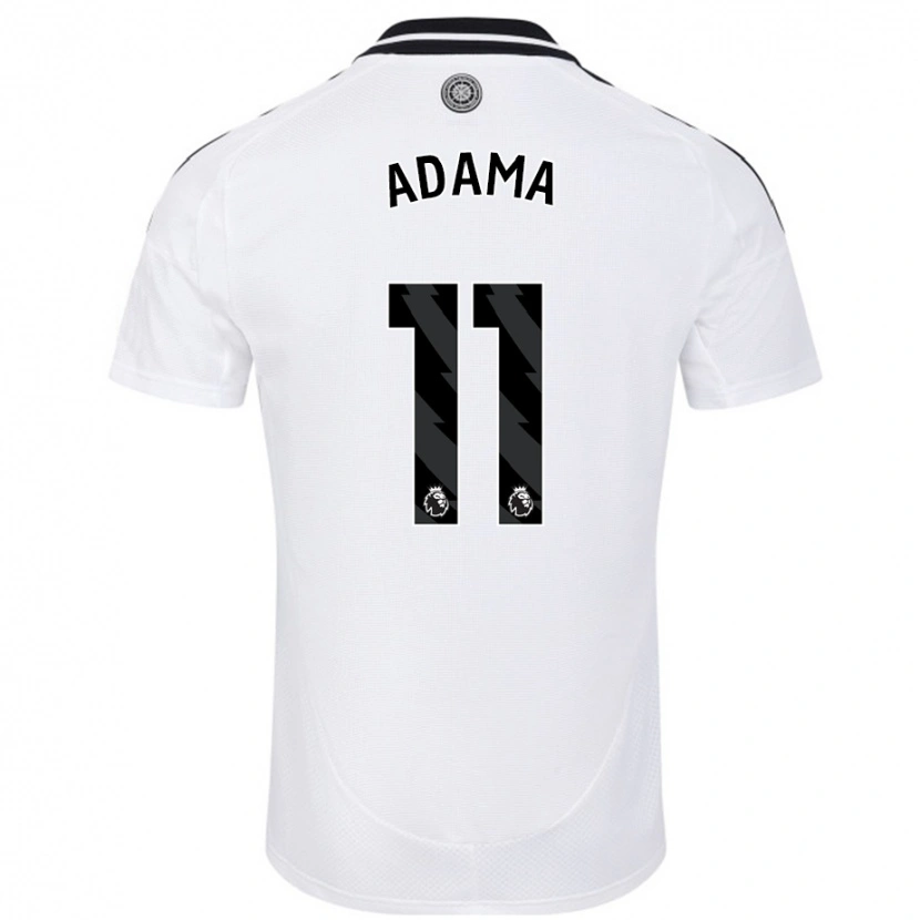 Danxen Niño Camiseta Adama Traoré #11 Blanco 1ª Equipación 2024/25 La Camisa México