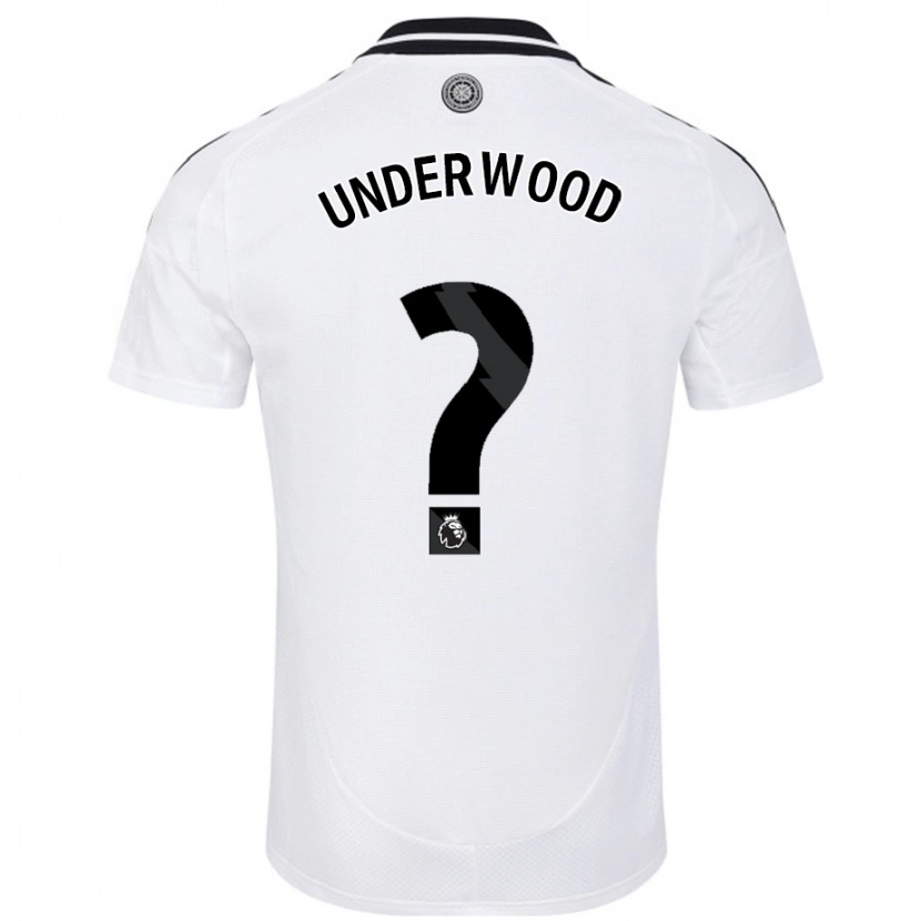 Danxen Niño Camiseta Marco Underwood #0 Blanco 1ª Equipación 2024/25 La Camisa México