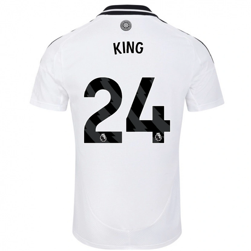 Danxen Niño Camiseta Joshua King #24 Blanco 1ª Equipación 2024/25 La Camisa México