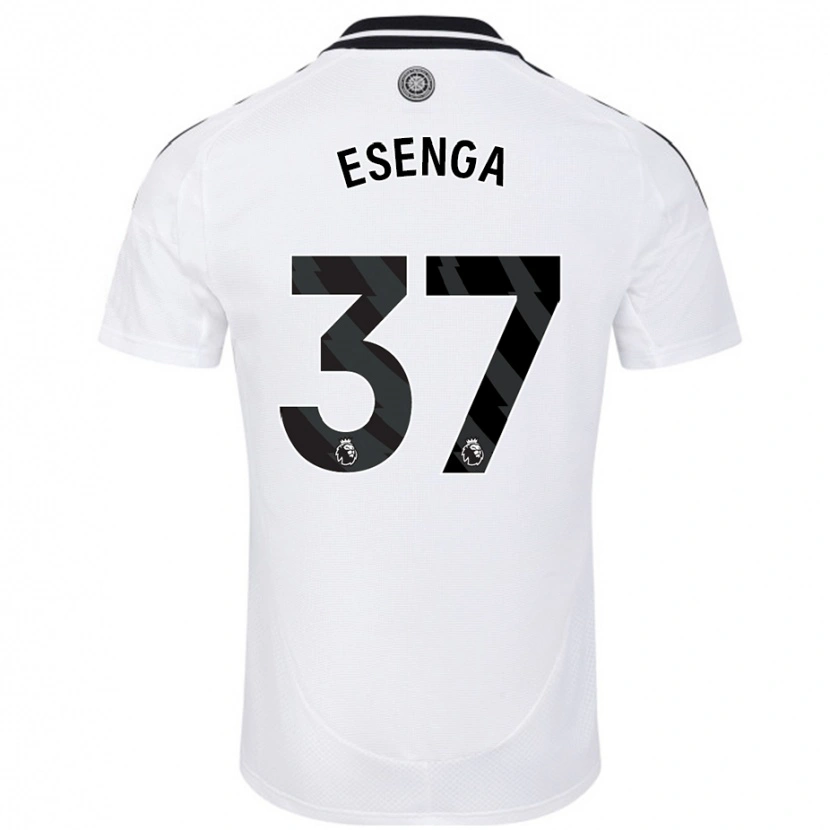 Danxen Niño Camiseta Jonathan Esenga #37 Blanco 1ª Equipación 2024/25 La Camisa México