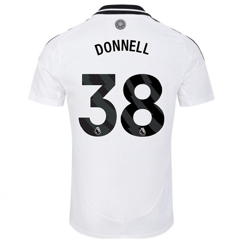 Danxen Niño Camiseta Chris Donnell #38 Blanco 1ª Equipación 2024/25 La Camisa México