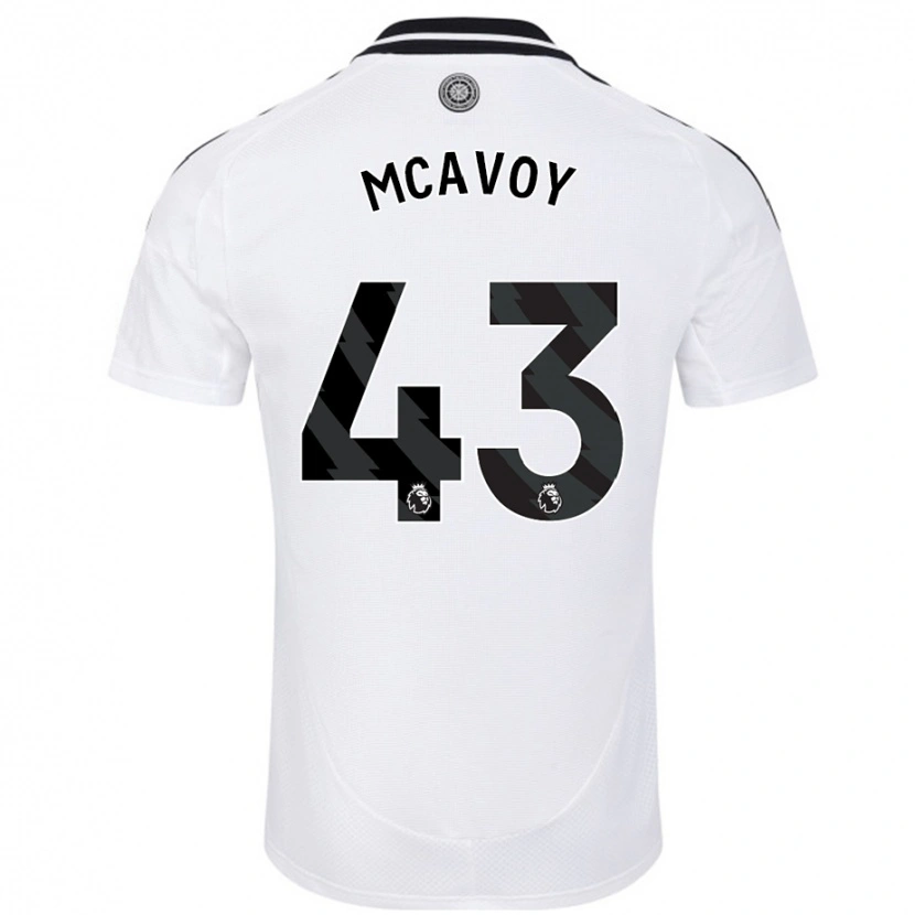 Danxen Niño Camiseta Connor Mcavoy #43 Blanco 1ª Equipación 2024/25 La Camisa México