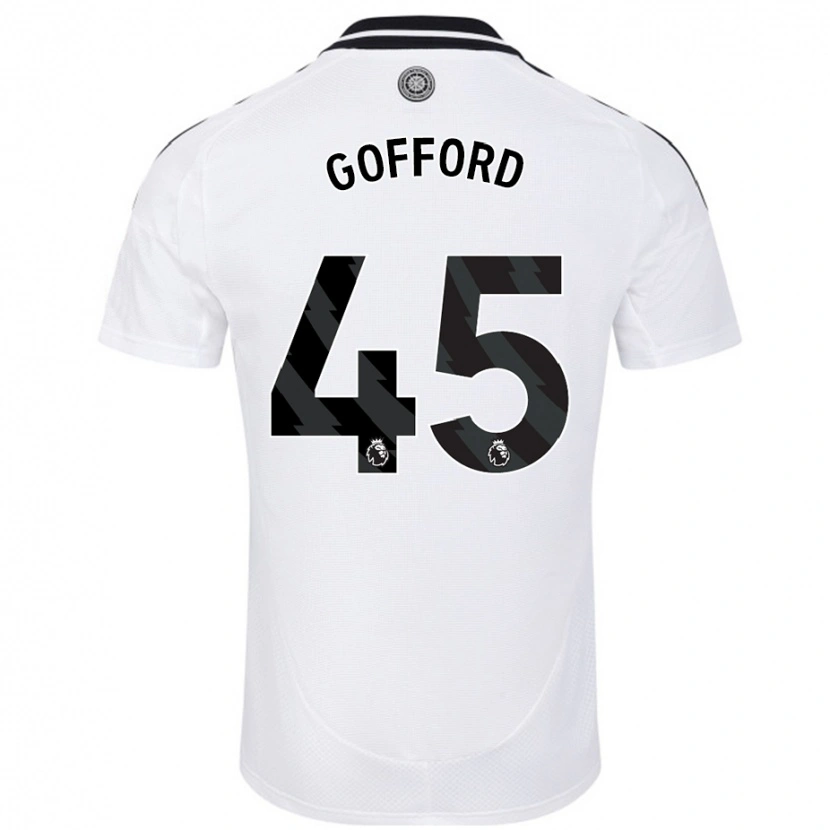 Danxen Niño Camiseta Oliver Gofford #45 Blanco 1ª Equipación 2024/25 La Camisa México