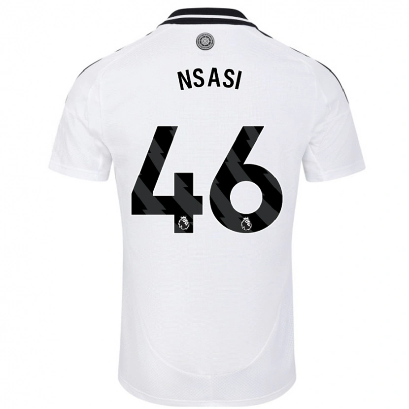 Danxen Niño Camiseta Eddie Nsasi #46 Blanco 1ª Equipación 2024/25 La Camisa México