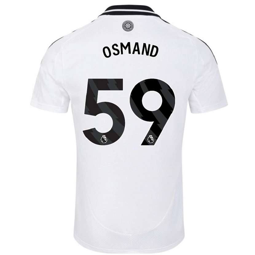 Danxen Niño Camiseta Callum Osmand #59 Blanco 1ª Equipación 2024/25 La Camisa México