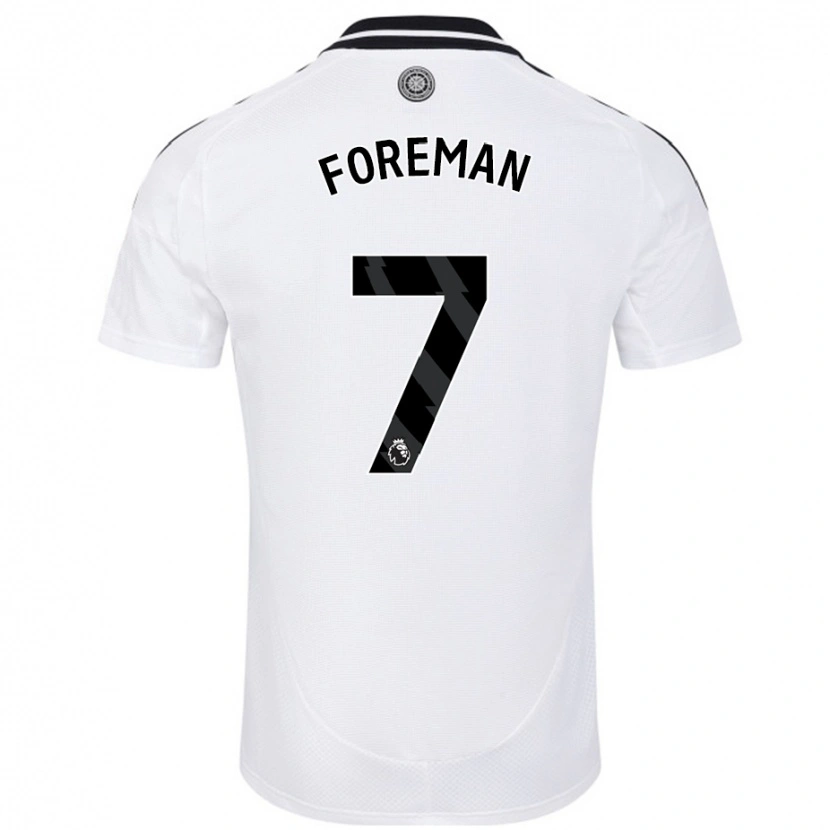 Danxen Niño Camiseta Tia Foreman #7 Blanco 1ª Equipación 2024/25 La Camisa México