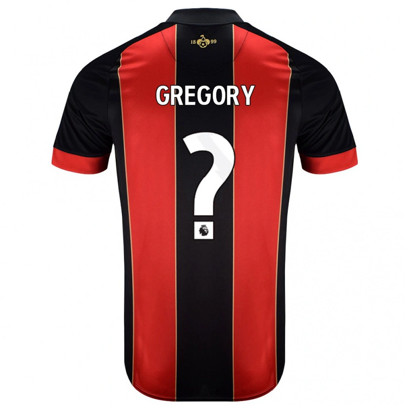 Danxen Niño Camiseta Karlos Gregory #0 Rojo Negro 1ª Equipación 2024/25 La Camisa México