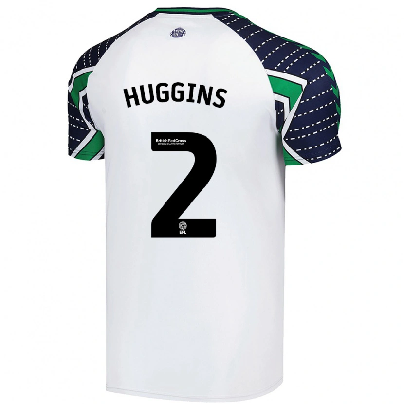Danxen Niño Camiseta Niall Huggins #2 Blanco 2ª Equipación 2024/25 La Camisa México