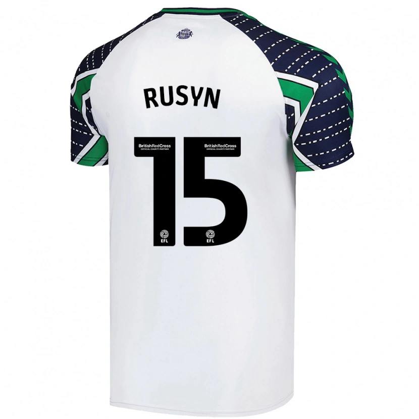 Danxen Niño Camiseta Nazariy Rusyn #15 Blanco 2ª Equipación 2024/25 La Camisa México