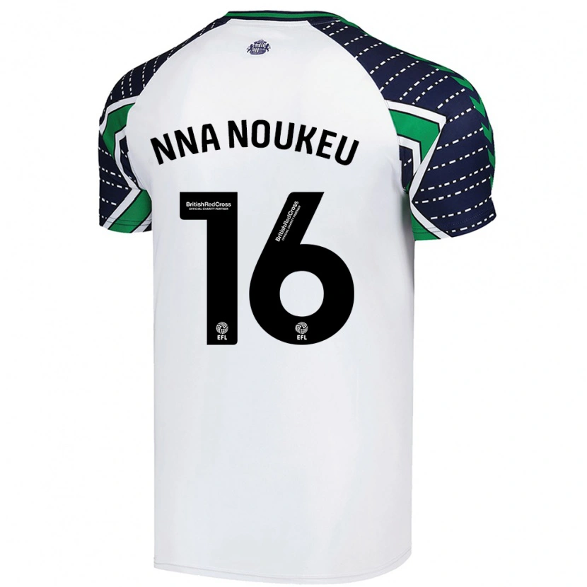 Danxen Niño Camiseta Blondy Nna Noukeu #16 Blanco 2ª Equipación 2024/25 La Camisa México