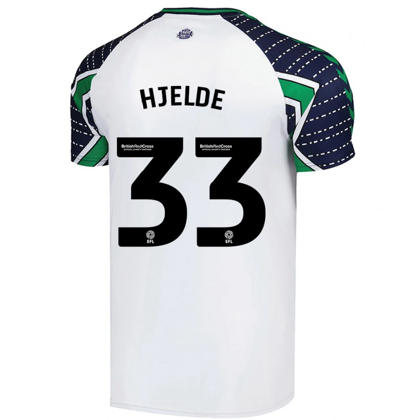 Danxen Niño Camiseta Leo Fuhr Hjelde #33 Blanco 2ª Equipación 2024/25 La Camisa México