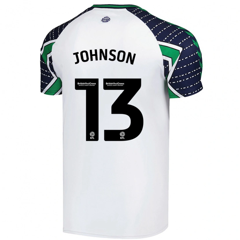 Danxen Niño Camiseta Zak Johnson #13 Blanco 2ª Equipación 2024/25 La Camisa México